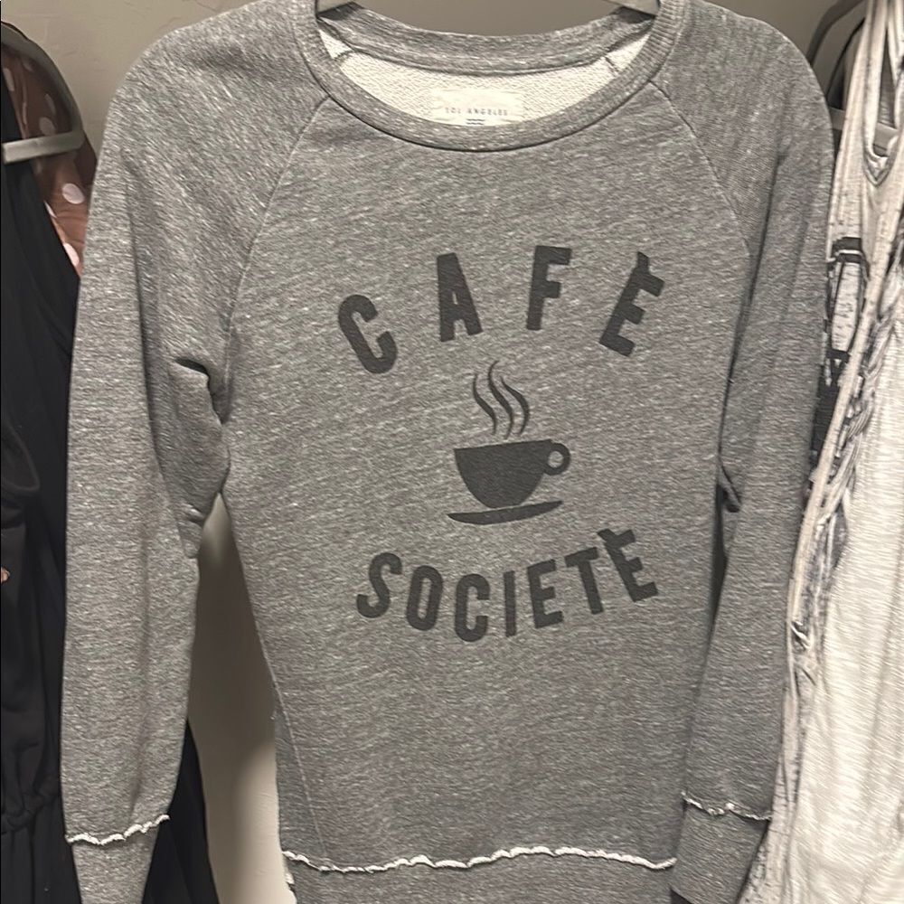 Sol Angeles gray Women's hoodie ☕️ XS NWOT